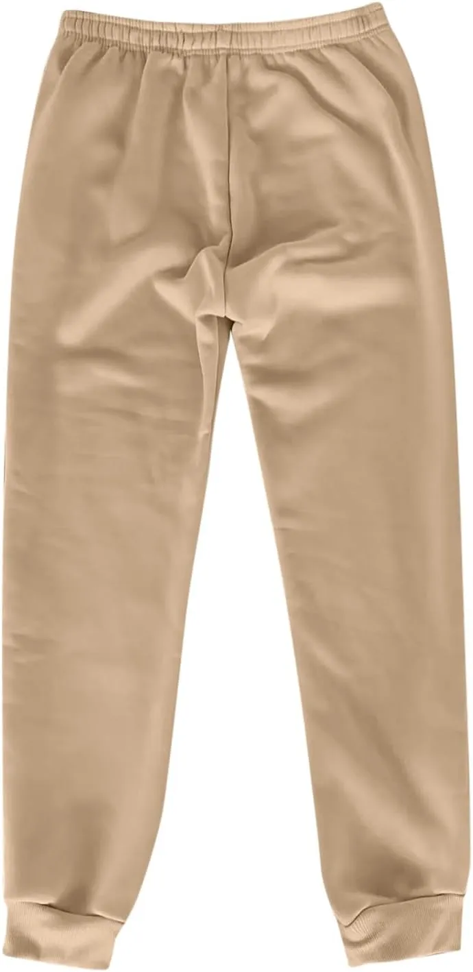 2 Pack Sweatpants for Women Cinch Bottom Jogging Pants Lounge Sporty Baggy Joggers Casual Hiking Trouser with Pockets