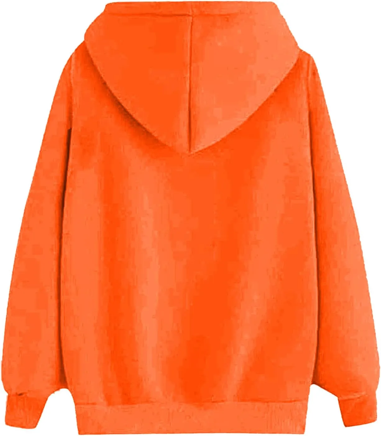 2024 Women's Fall Fashionable Casual Drawstring Sweaters Long Sleeved Loose Sports Hooded Cute Printed Tops