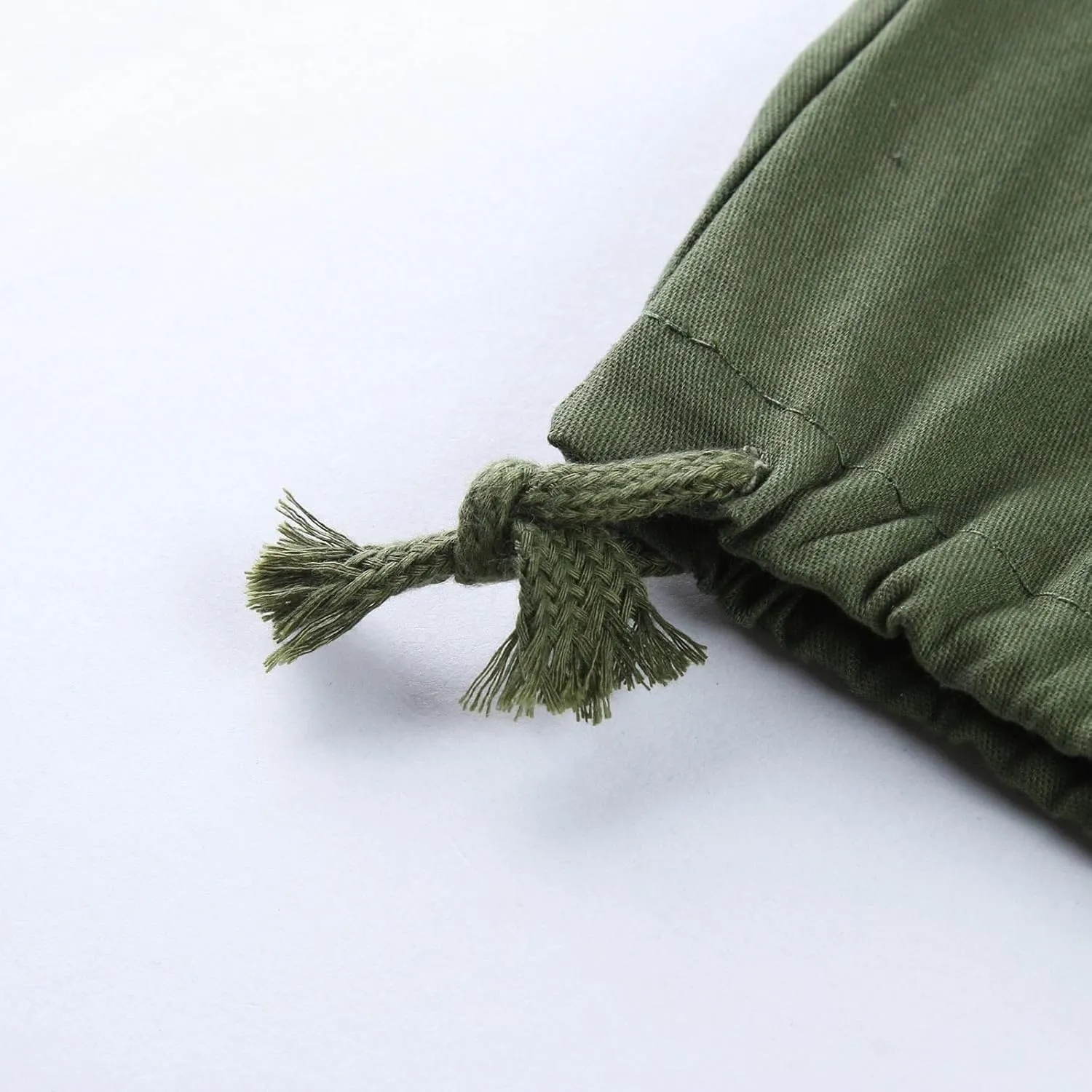 Alalaso Men's Cargo Pants Tapered Workwear Linen Cargo Stretch Twill Cargo Jogger Sweatpants Outdoor Pants
