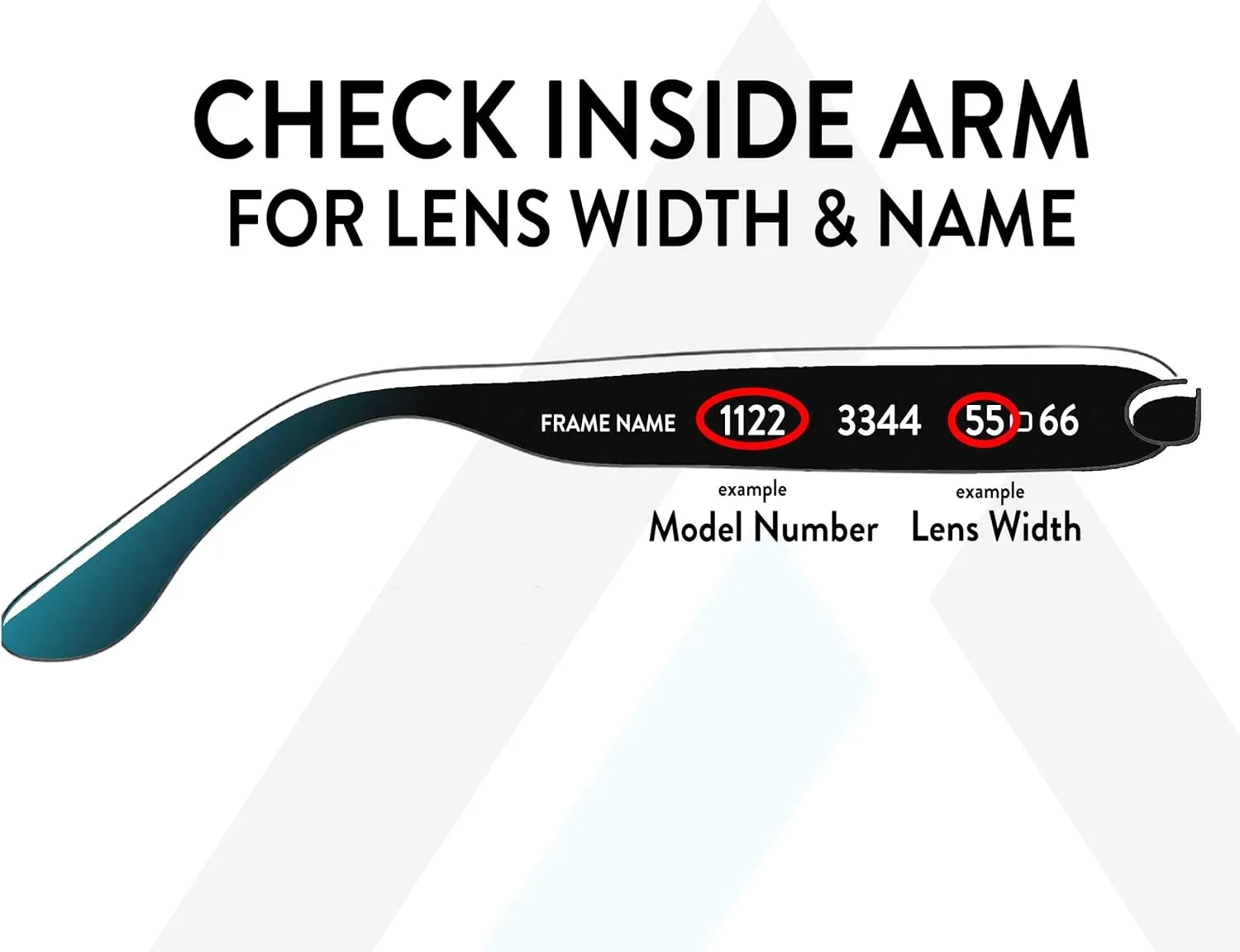 Apex Lenses Replacement Lenses for Ray-Ban Meta Wayfarer RW4008 (53MM) Sunglasses