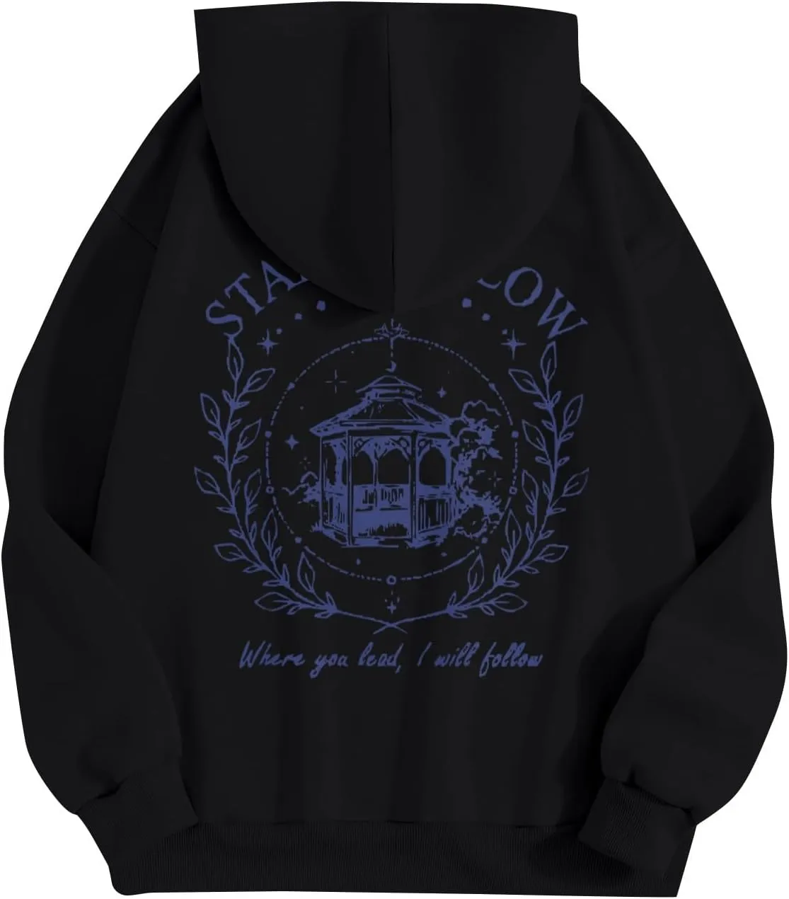 Azeralia Hoodies for Women Long Sleeve Crewneck Sweatshirt Printed Casual Pullover Autumn Daily Comfortable Top