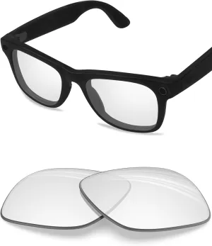 BLAZERBUCK Anti-salt Polarized Replacement Lenses for RayBan Meta Wayfarer RW4006 50mm Smart Sunglass
