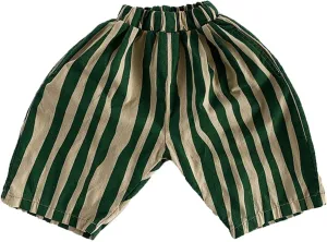 Boys' Cotton Linen Harem Bloomers Pants for Baby Toddler Striped Bloomer Elastic Basic Harem Joggers 0 Months 24 Month