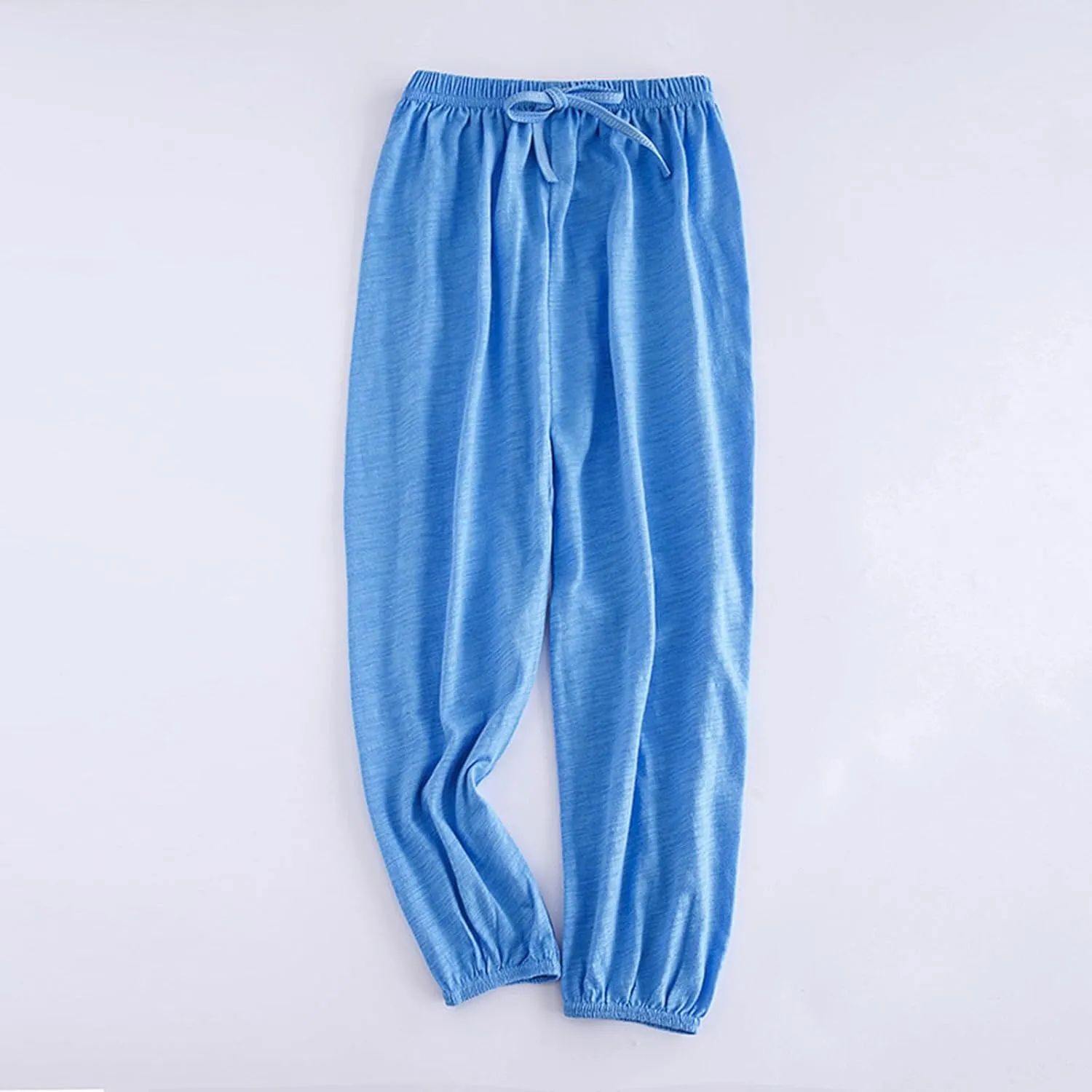 Boys Girls Long Bloomers Basic Harem Pants Solid Loose Elastic Waist Joggers Sweatpants Lounge Wear Fall Outfit