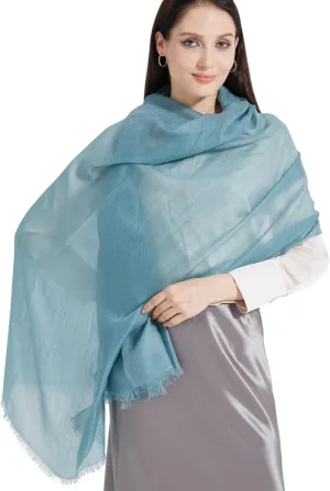 Buttery-soft Cashmere Wrap Lightweight Scarf Shawl Travel Stole for Wayfarer Extra Large 75"x35"