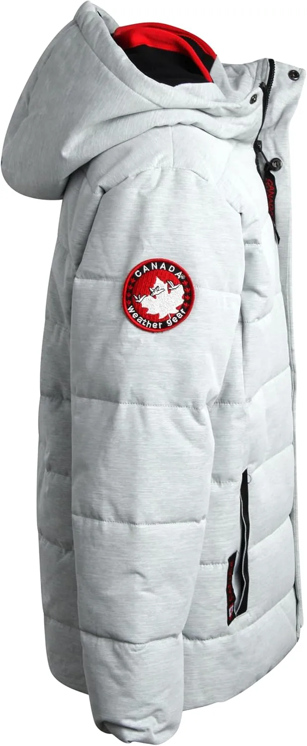 CANADA WEATHER GEAR Men's Winter Jacket – Heavyweight Puffer Jacket – Casual Coat for Men (M-XXL)