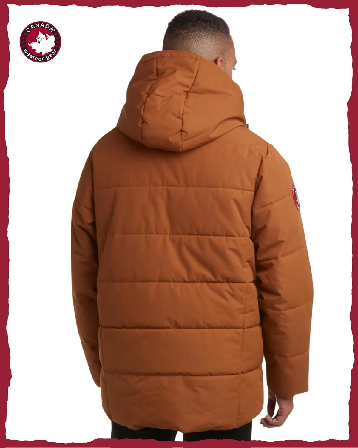 CANADA WEATHER GEAR Men's Winter Jacket – Heavyweight Puffer Jacket – Casual Coat for Men (M-XXL)