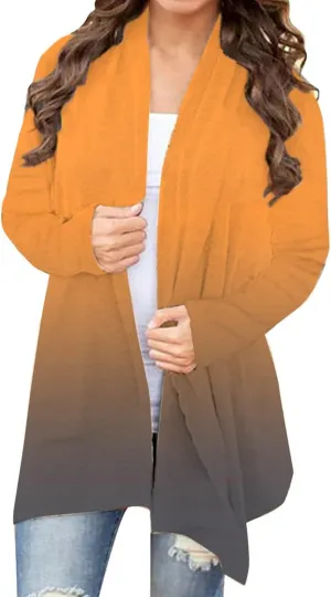 Cardigans Kimono for Women Loose Shawl Tops Knitting Cardigan Open Front Warm Sweater Outwear Coats Knitted Jacket Coat
