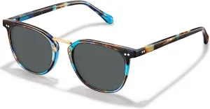CARFIA Fashion Acetate Polarized Womens Sunglasses Small Face Retro Metal Bridge Sunnies CA5015