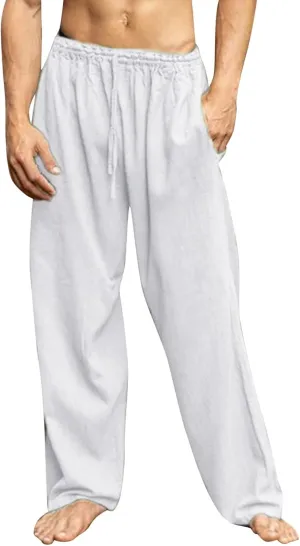 Cargo Pants for Men Baggy Elastic Waist Outdoor Pants Sweatpants for Men Workout Pants for Jogging Gym Hiking Running