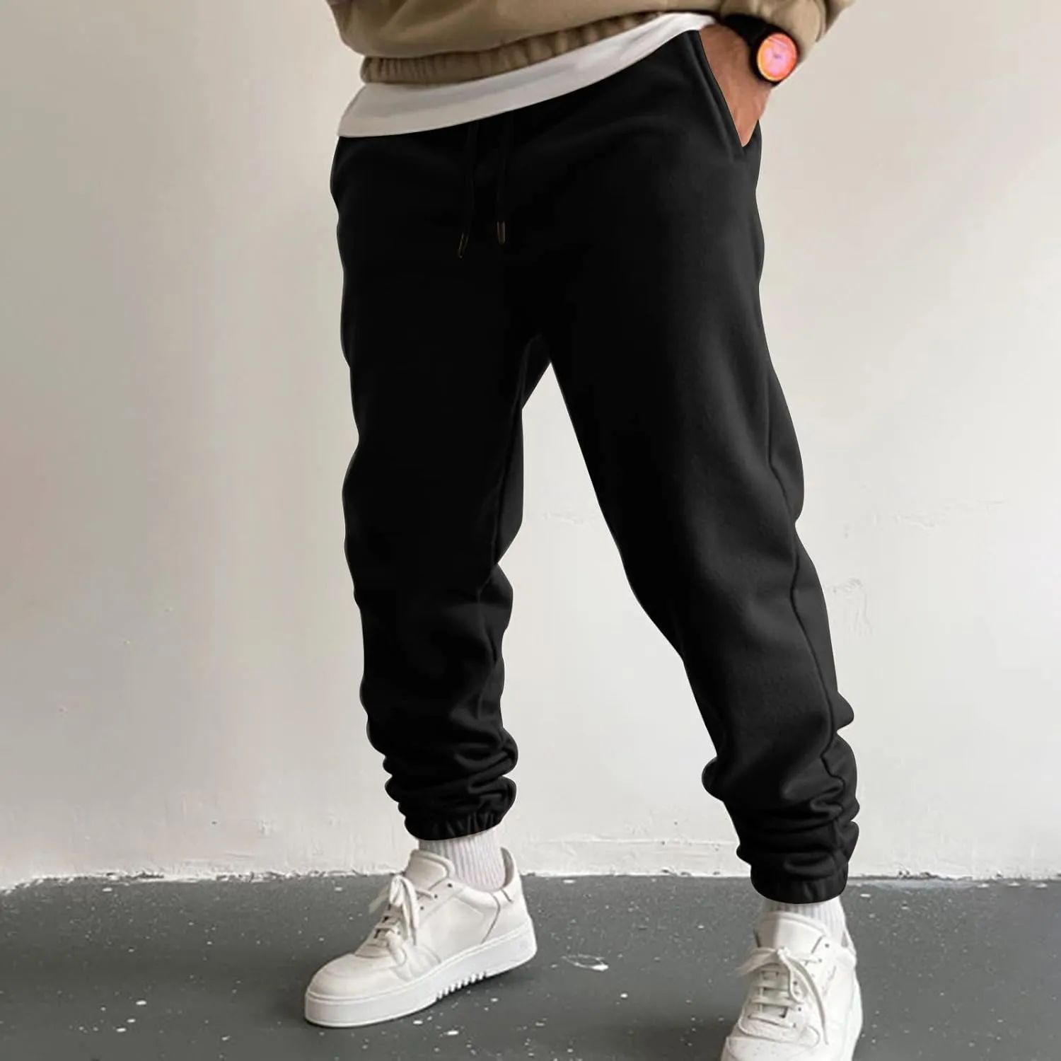 Cargo Pants for Men Big and Tall Fashion Joggers Comfortable Basic Pants Sport Daily Workout Pants Men's Lightweight