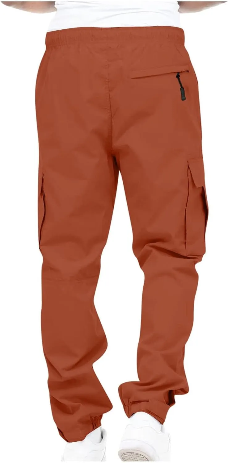 Cargo Pants for Men Big and Tall Outdoor Recreation Athletic Sweatpants Mens Fashion Camo Jogger Pants Stylish Cargo