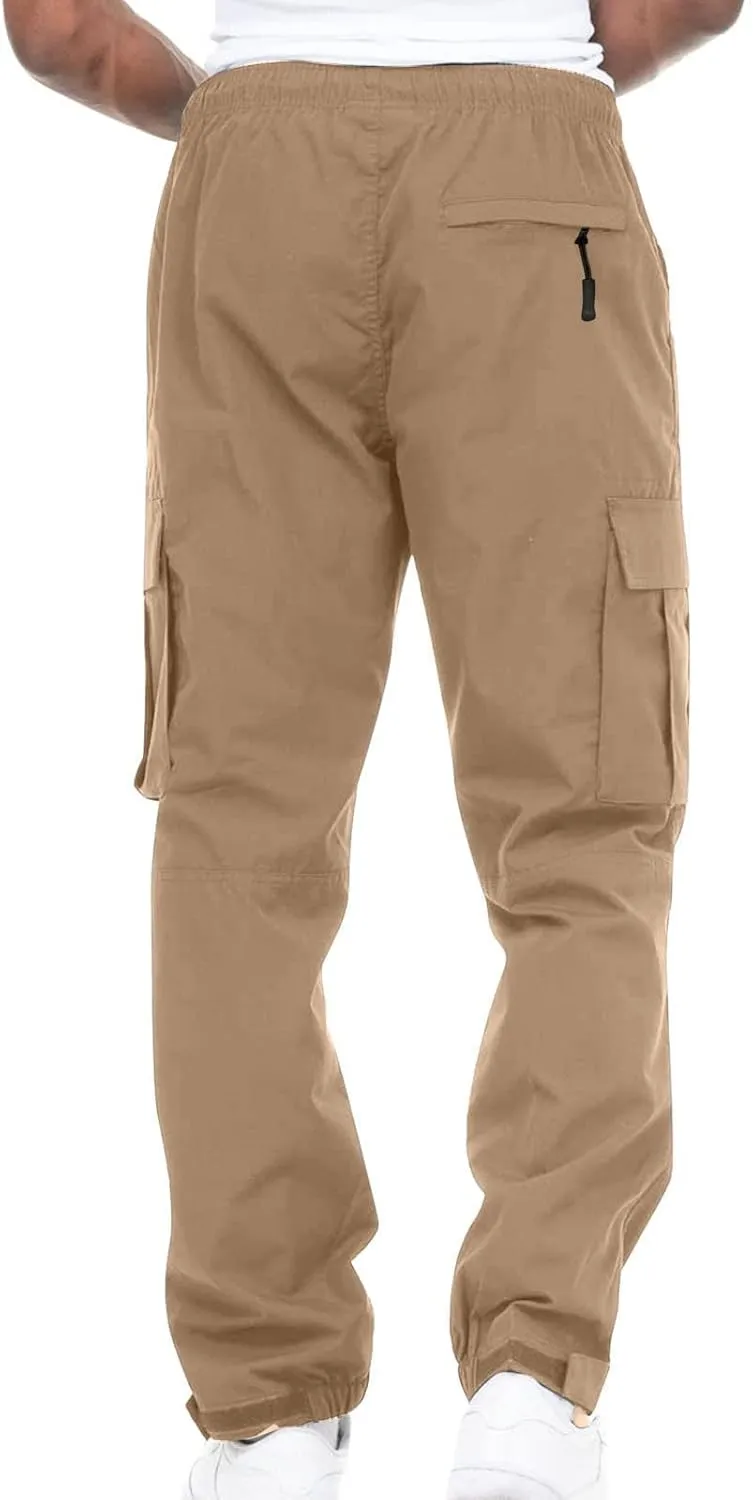 Cargo Pants for Men Big and Tall Outdoor Recreation Athletic Sweatpants Mens Fashion Camo Jogger Pants Stylish Cargo