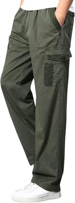 Cargo Sweatpants for Men Mens Lounge Pants for Men Pants Casual Rope Loose Heavyweight Fit Cargo for Men Loose Sports