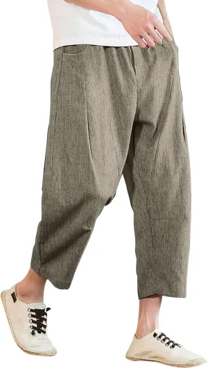 Cargo Sweatpants for Men Mens Lounge Pants Men's Cotton Multi-Pockets Work Pants Tactical Outdoor Military Army Cargo