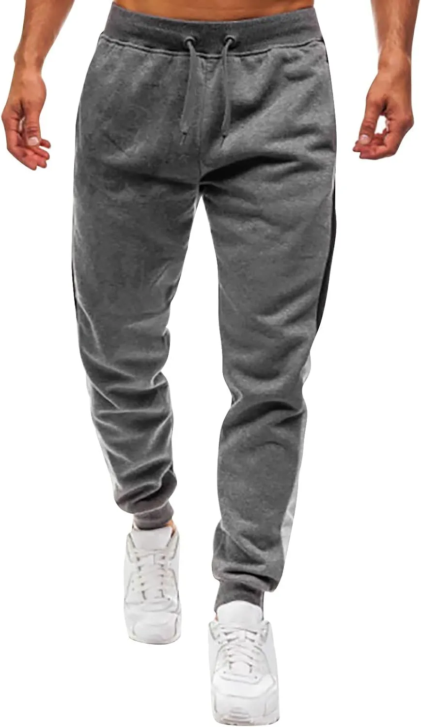 Cargo Trousers for Men Jogger Pants Men Sweatpants Men's Basic Active Fleece Jogger Pants Big & Tall Sizes Sweatpants