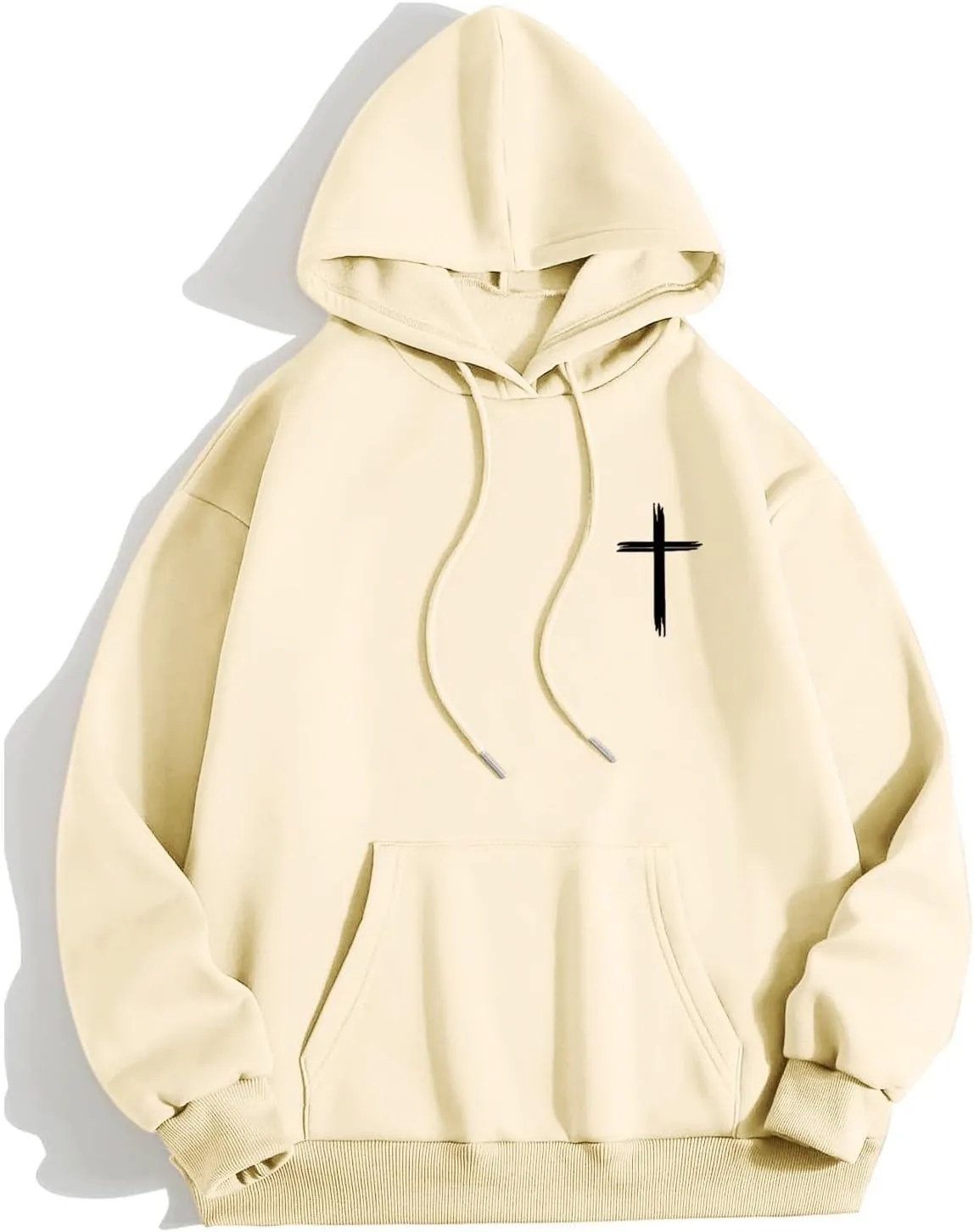Christian Hoodies for Men Women Bible Verse Letter Graphic Printed Hoodies Casual Drawstring Long Sleeve Tops with Pockets