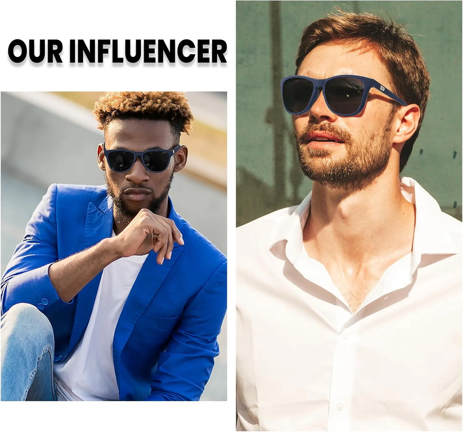 DUCO Retro Round Polarized Sunglasses for Men Women Driving Sun Glasses UV400 Protection Lightweight Frame Shades 3002