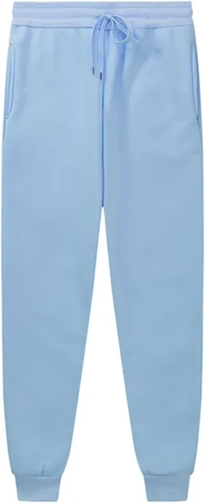 Elastic Baggy Cinch Bottom Sweatpants Jogger Sweatpants Men Fleece Lined Sporty Cozy with Pockets Joggers Loose Fit
