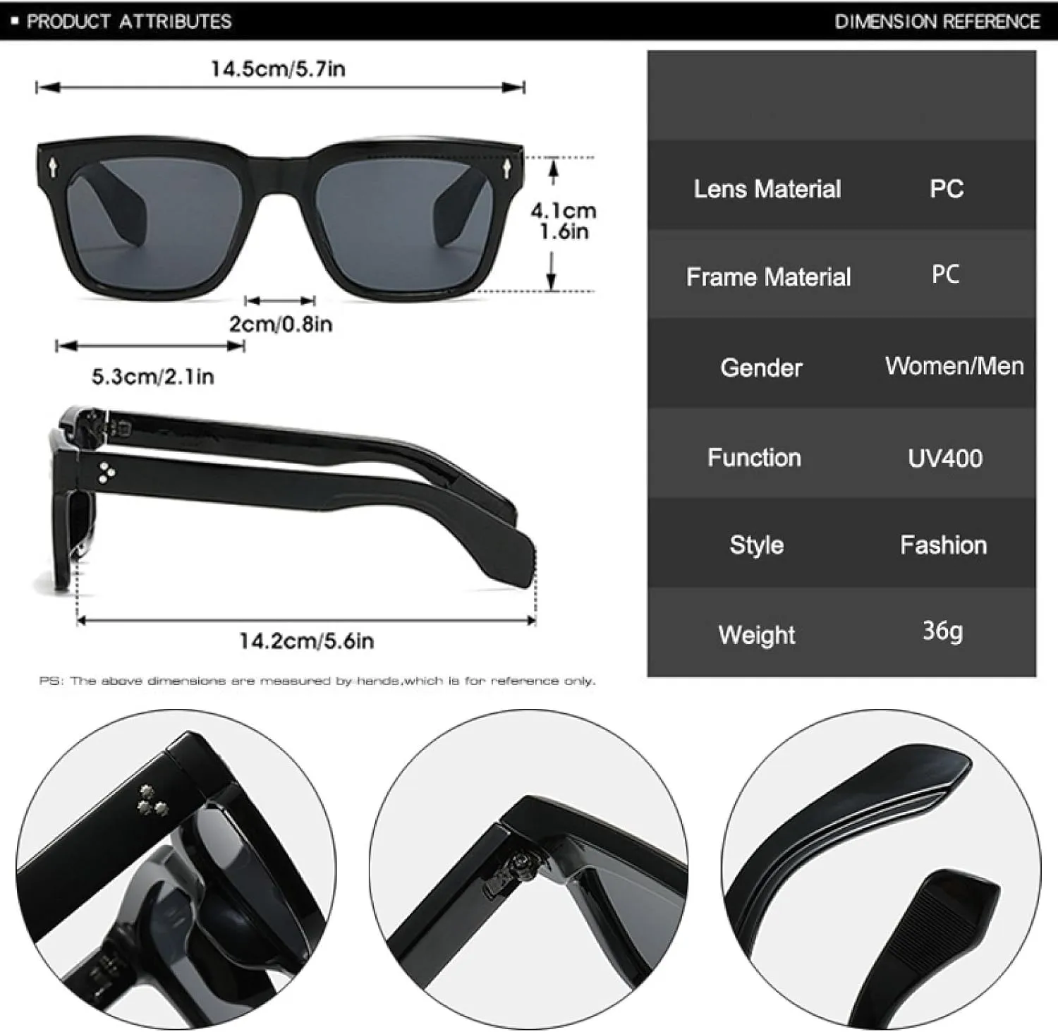 Fashion Gradient Women Sunglasses Vintage Rivets Men Olive Green Uv400