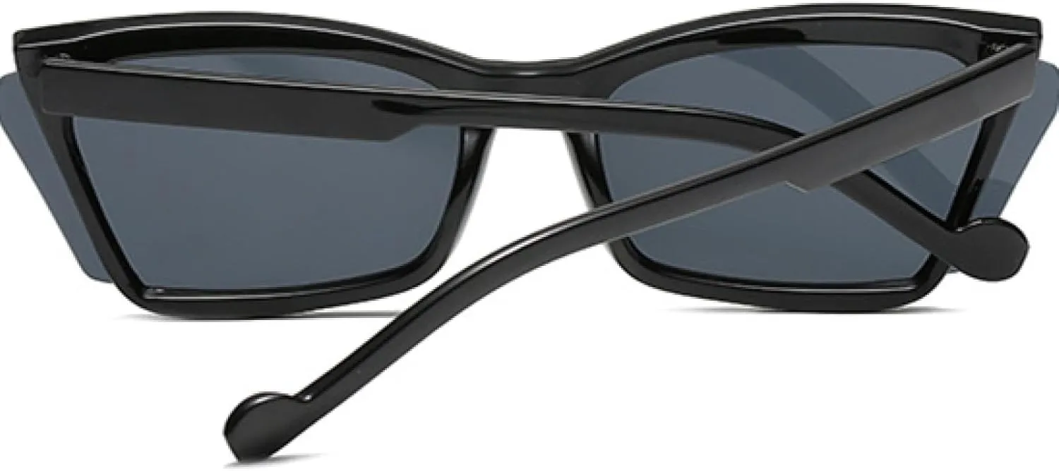 Fashion Retro Cat Eye Sunglasses Women Luxury Trendy Half Frame Colorful Street Sun Glasses