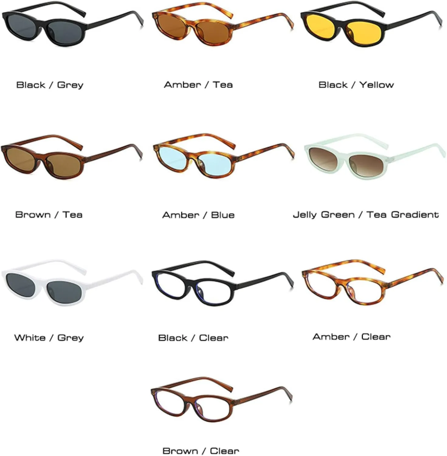 Fashion Small Cat Eye Women Sunglasses Retro Yellow Blue Shades Uv400 Men Trending Sun Glasses