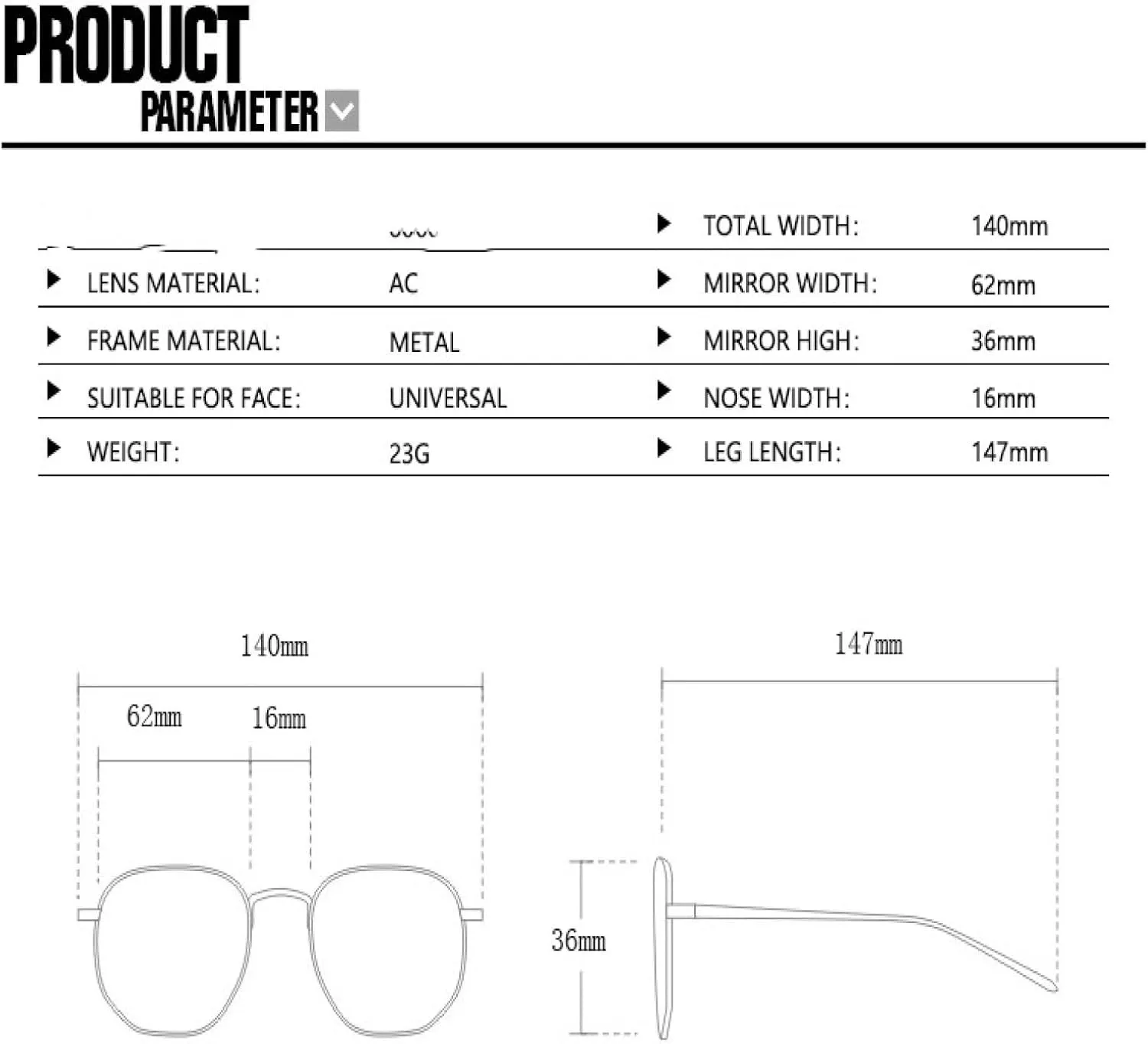 Fashion Small Polygonal Sunglasses for Women Luxury Brown Rhombus Glasses Woman Vintage Metal Shades