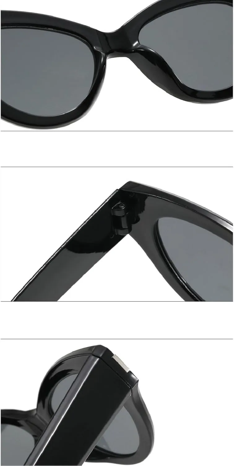 Fashion Vintage Cat Eye Sunglasses Women For Female Sun Glasses Punk Shades Luxury Elegant Lady Eyeglasses UV400