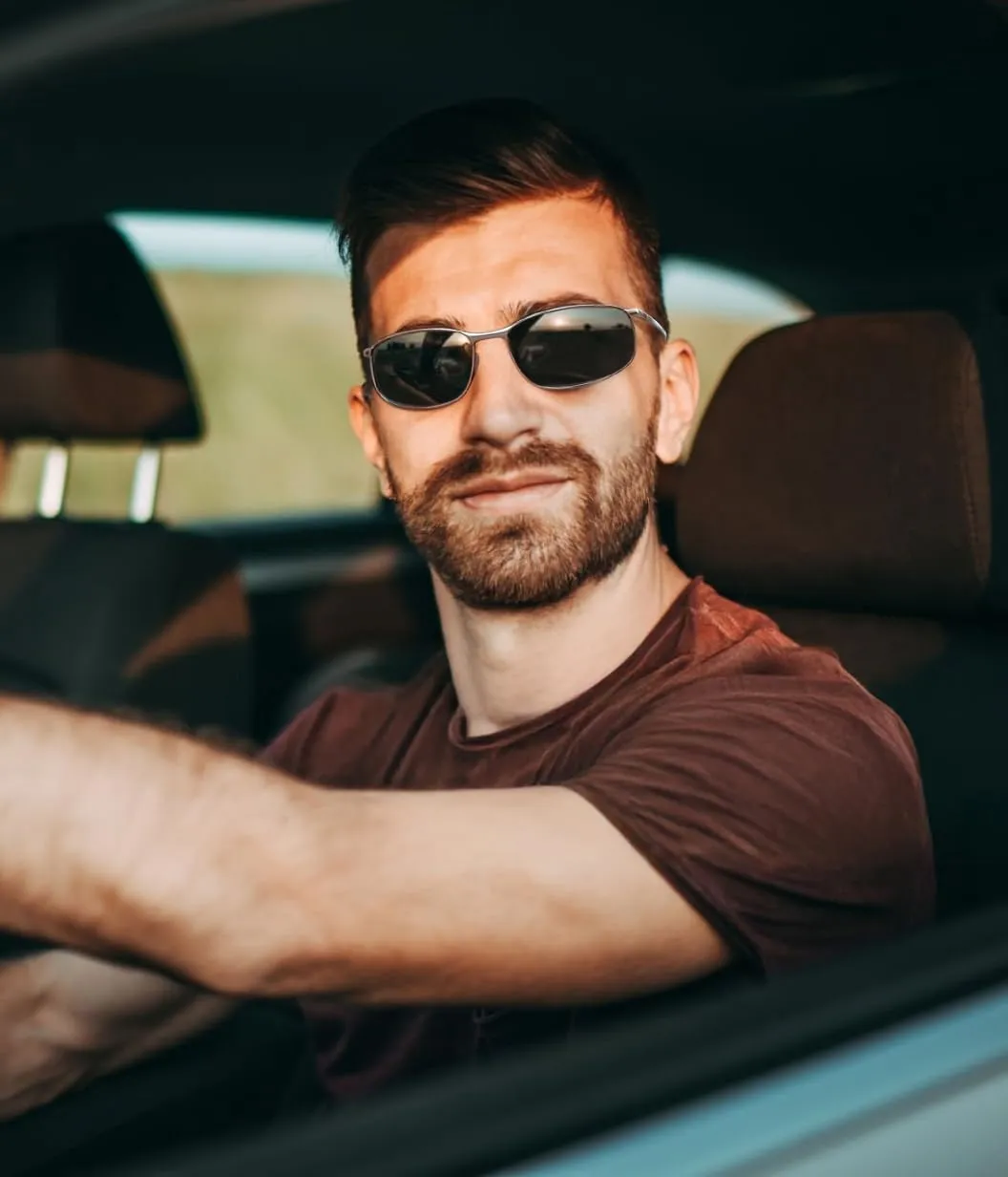 FEISEDY Classic Polarized Photochromic Sunglasses Driving Photosensitive Glasses B2444
