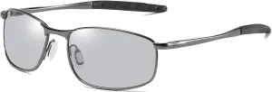 FEISEDY Classic Polarized Photochromic Sunglasses Driving Photosensitive Glasses B2444