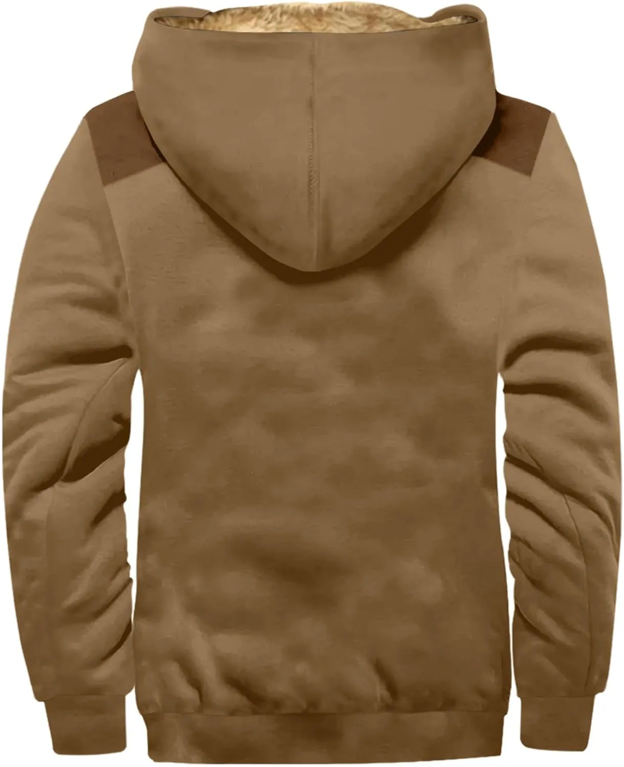 Gentle Casual Novelty Sweatshirts Long Sleeve Zipper Hooded Daily Wear Sweatshirts Work Clothes for Men