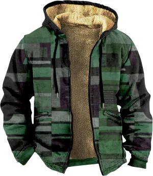 Gentle Casual Novelty Sweatshirts Long Sleeve Zipper Hooded Daily Wear Sweatshirts Work Clothes for Men
