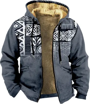 Gentle Casual Sweatshirts Coats Long Sleeve Zipper Hooded Daily Wear Sweatshirts Outerwear Jackets for Men