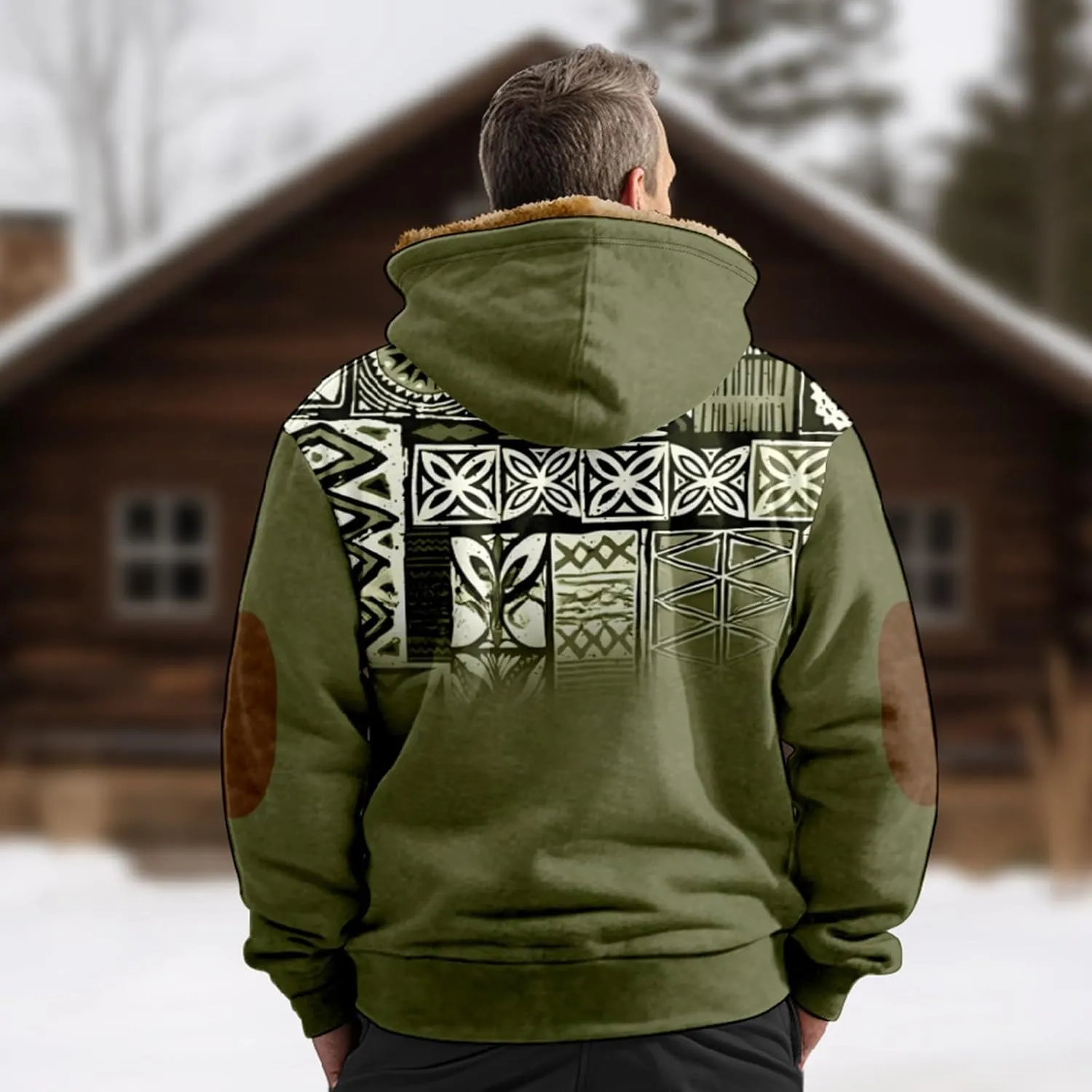 Gentle Casual Sweatshirts Coats Long Sleeve Zipper Hooded Daily Wear Sweatshirts Outerwear Jackets for Men