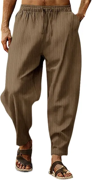 GIERIDUC Men’s Active Athletic Sweatpants Straight Fit Chinos Pants Men Mens Slim Fit Corduroy Jeans Best Mens Cord Trousers