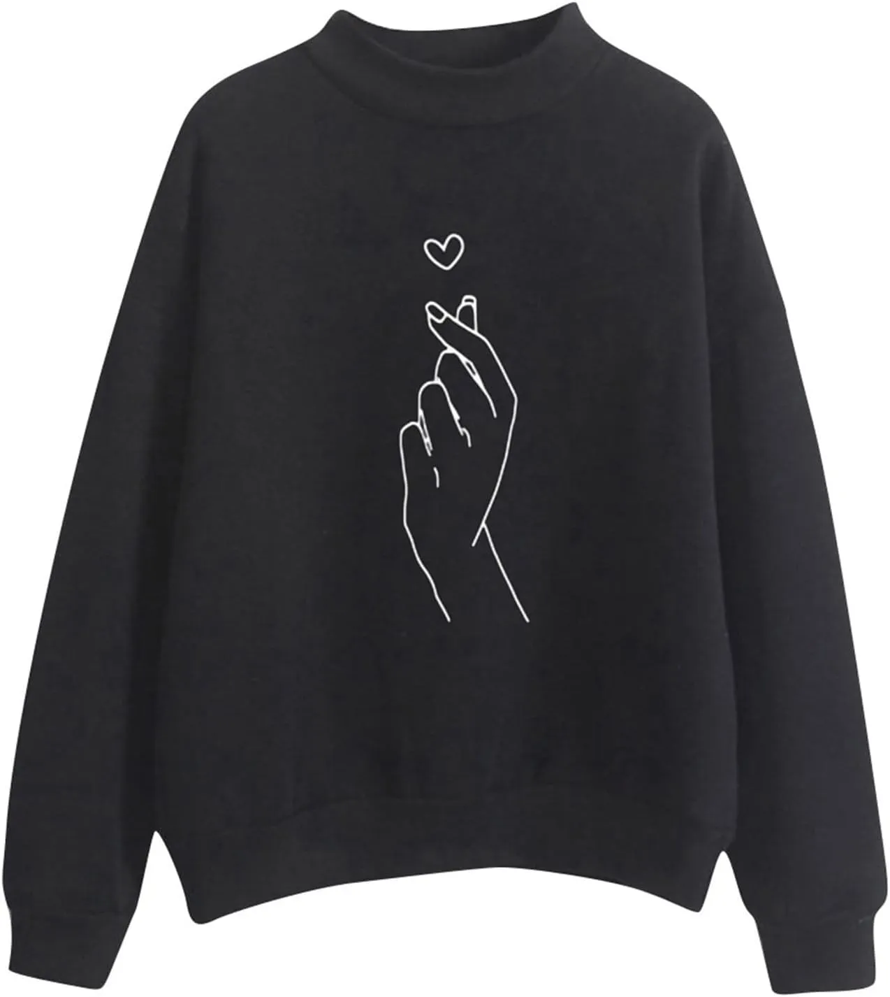 GIERIDUC Women's Casual Fashion Sweatshirts Oversized 2024 Fall Winter Long Sleeve Dandelion Printed Crew Neck Pullover Tops