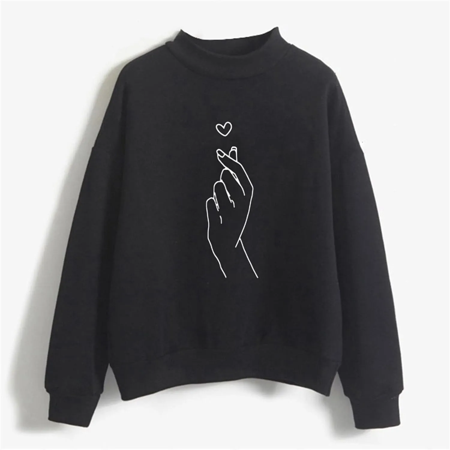 GIERIDUC Women's Casual Fashion Sweatshirts Oversized 2024 Fall Winter Long Sleeve Dandelion Printed Crew Neck Pullover Tops
