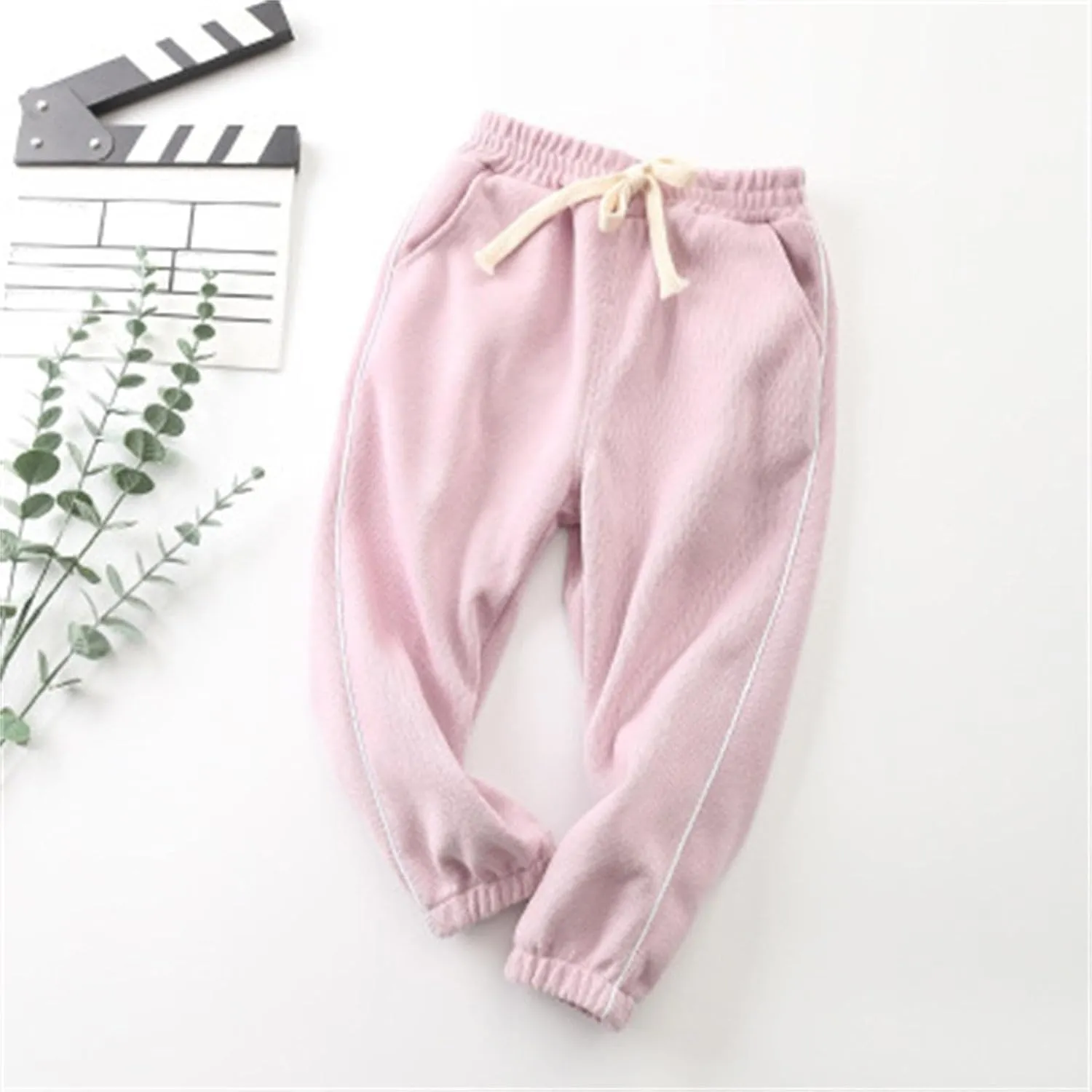 Girls Sweatpants Cinch Bottom Cotton Comfort Joggers Pants Unisex Boy Drawstring Elastic Waist Sporty Preppy Outfits