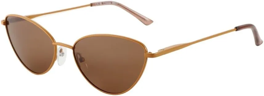 Ladies Vintage Small Cat Eye Sunglasses Narrow Metal Frame Polarized Sun Glasses UV400 Protection for Women