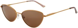 Ladies Vintage Small Cat Eye Sunglasses Narrow Metal Frame Polarized Sun Glasses UV400 Protection for Women