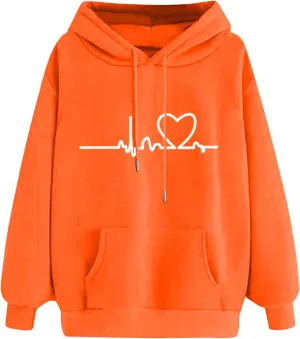 LCMTWX Casual Sweater Long-sleeved Hooded Printed Womens Women's Hoodies & Sweatshirts Short Zip up Hoodie Women