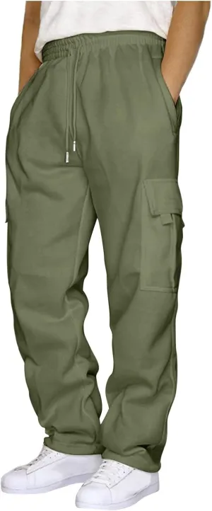 LCMTWX Men's Sweatpants Couple Dry Trousers Outdoor Men Quik Pants Men's Pants Stretch Waist Cargo Pants