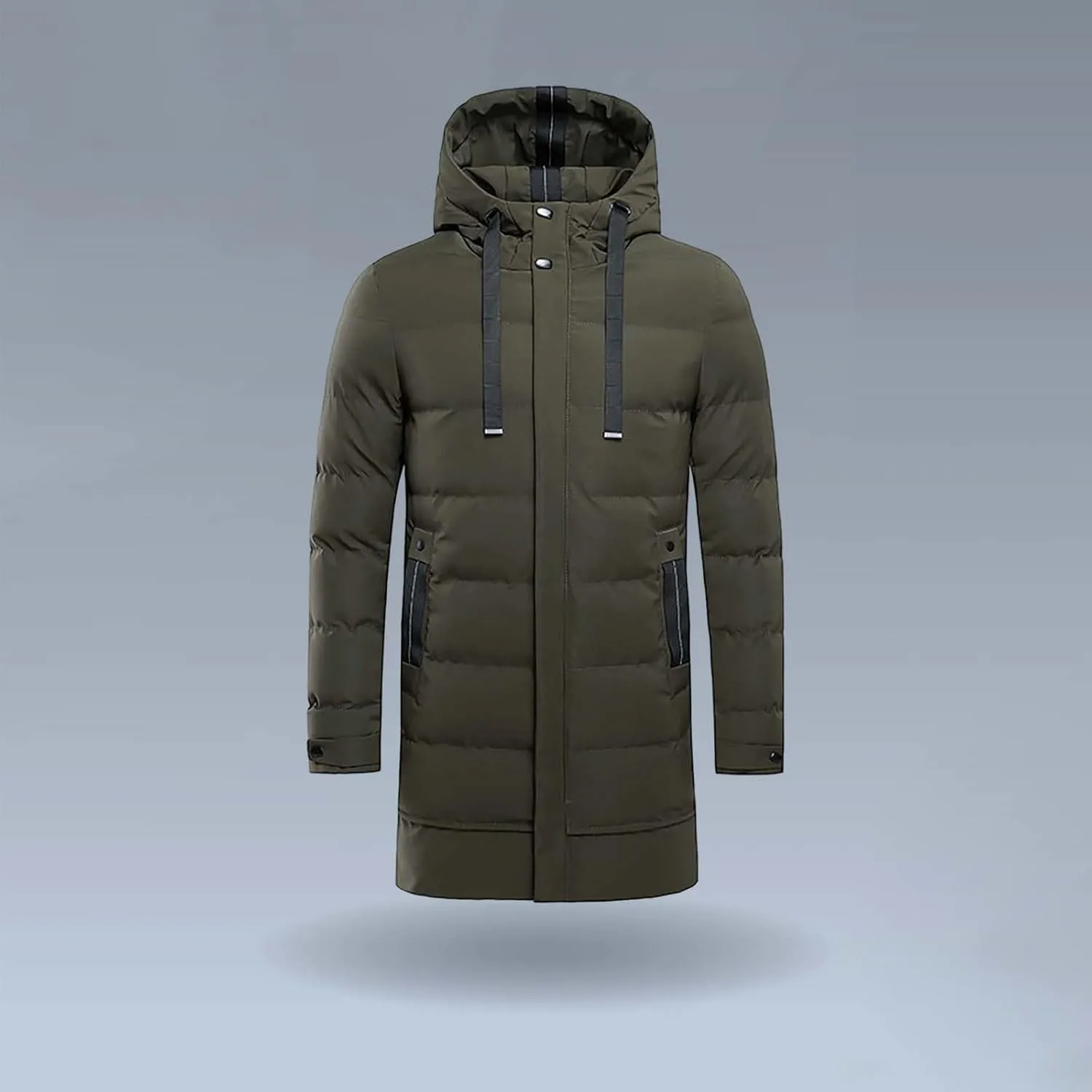LCMTWX Men'S Winter Coats Solid Zipper Hooded Loose Outdoor Cotton Coat Top Blouse Jacket Warm Jackets For Men Hooded Mens