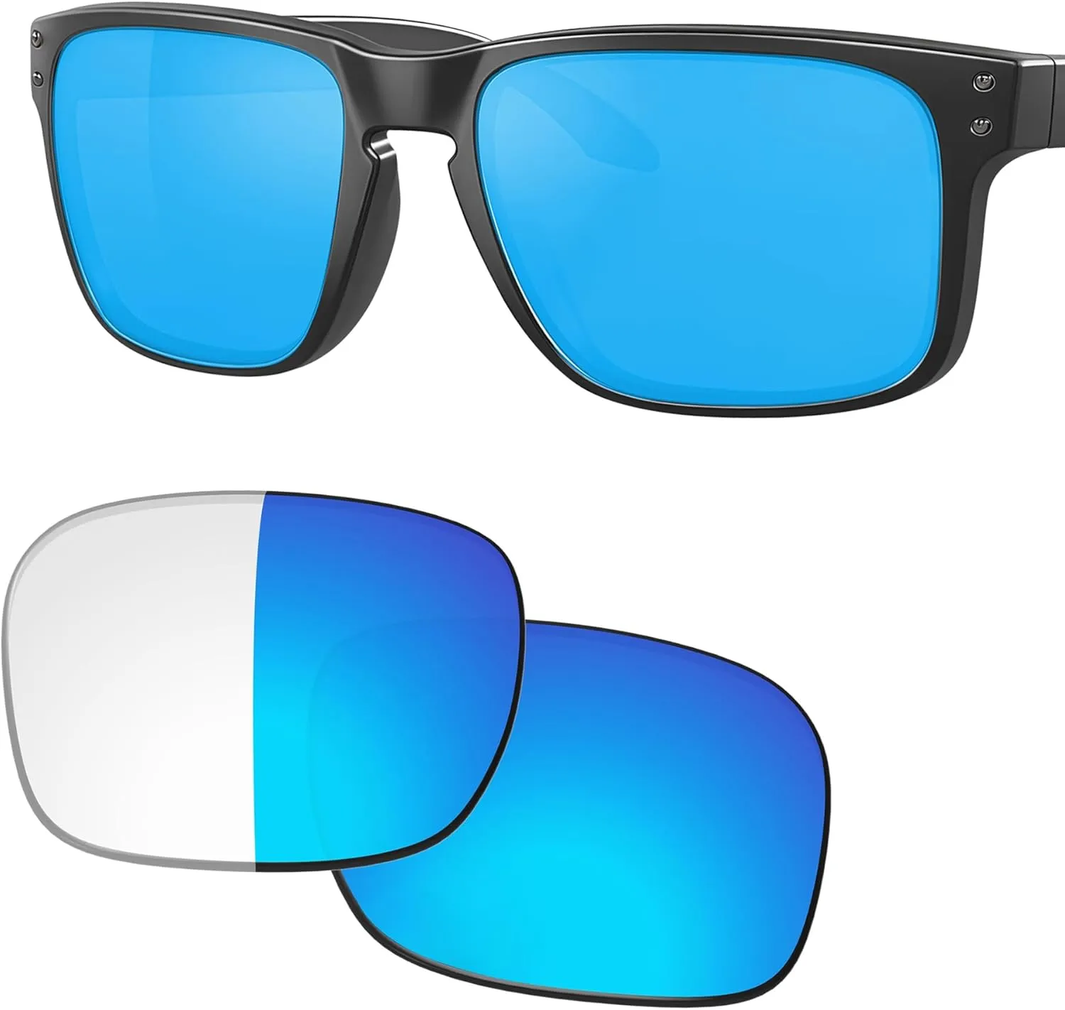 LifeArt Replacement Lenses for Oakley Gascan OO9102(59MM) Wayfarer, Men and Women, Blue Light Blocking Polarized Sunglasses