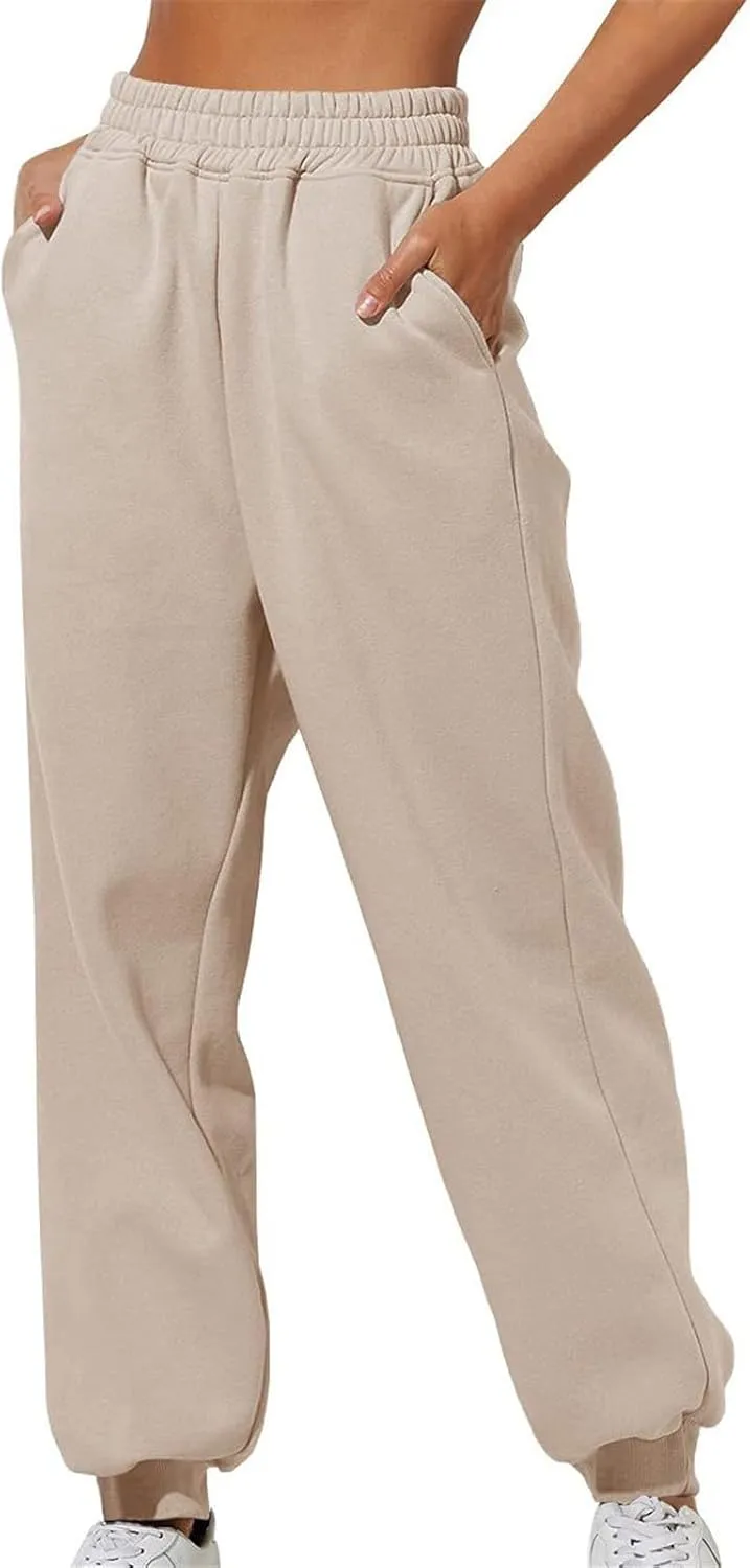 Litetao Women’s Fall Baggy Fleece Sweatpants Gym Joggers Pants Athletic Sporty Trousers Cute Sweatpants for Teen Girls A3092