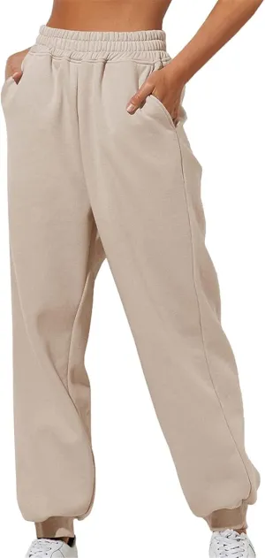 Litetao Women’s Fall Baggy Fleece Sweatpants Gym Joggers Pants Athletic Sporty Trousers Cute Sweatpants for Teen Girls A3092