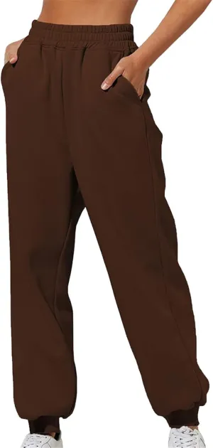 Litetao Women’s Fall Baggy Fleece Sweatpants Gym Joggers Pants Athletic Sporty Trousers Cute Sweatpants for Teen Girls A3092