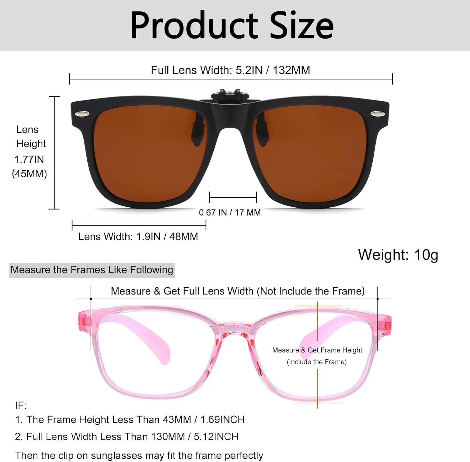 Long Keeper Kids Polarized Clip On Sunglasses Teen Boys Girls Square Flip Up Clip-on Sunglasses Over Glasses