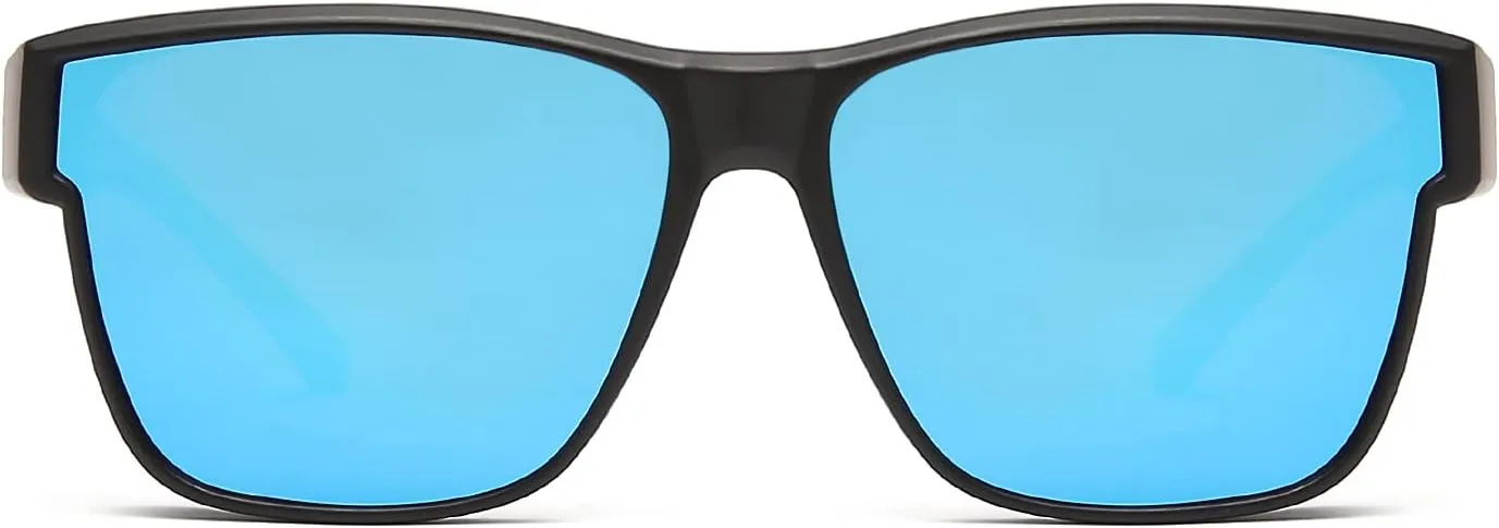 Long Keeper Wrap Around Polarized Sunglasses - Women Men Oversized Lightweight Wear Over Prescription Glasses