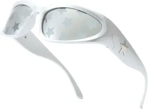 Long Keeper Wrap Around Star Y2K Sunglasses Women Men Polarized Trendy Futuristic Sunglasses Oval Sport Sun Glasses